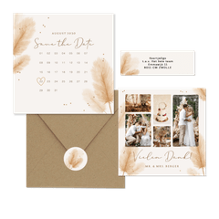 Hochzeit - Pampasgras Bohemien Hochzeit