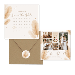 Hochzeit - Pampasgras Bohemien Hochzeit