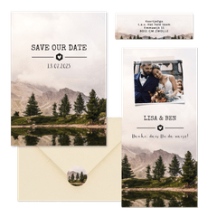 Hochzeitskartenset Fotografie Naturlandschaft