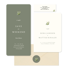 Hochzeit - Olivenzweig schlicht & einfach