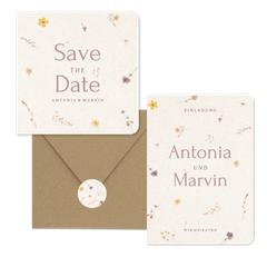 Papier mit gepressten Blumen RO