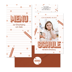 Einschulung - Bleistifte und Konfetti M