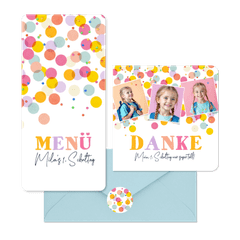 Bunte Konfetti gross und klein L