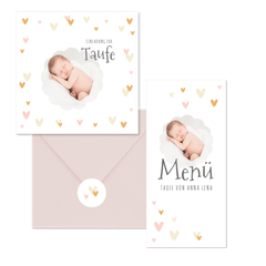 Taufe - Kleine Herzen
