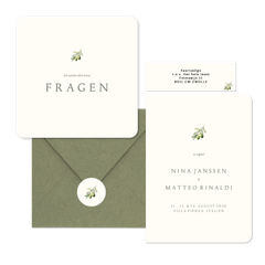 Hochzeit - Olivenzweig schlicht & einfach