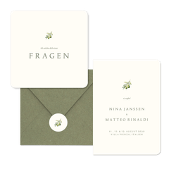 Hochzeit - Olivenzweig schlicht & einfach