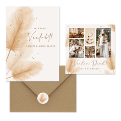 Hochzeit - Pampasgras Bohemien Hochzeit