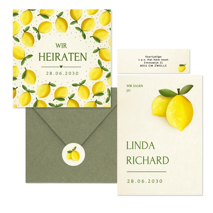 Hochzeit - Zitronen zur Sommerhochzeit