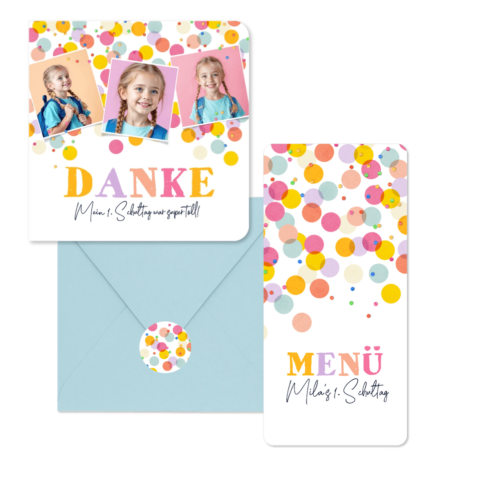 Bunte Konfetti gross und klein L