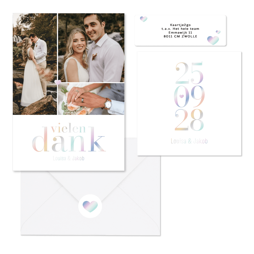 Hochzeit - Typografisch holo