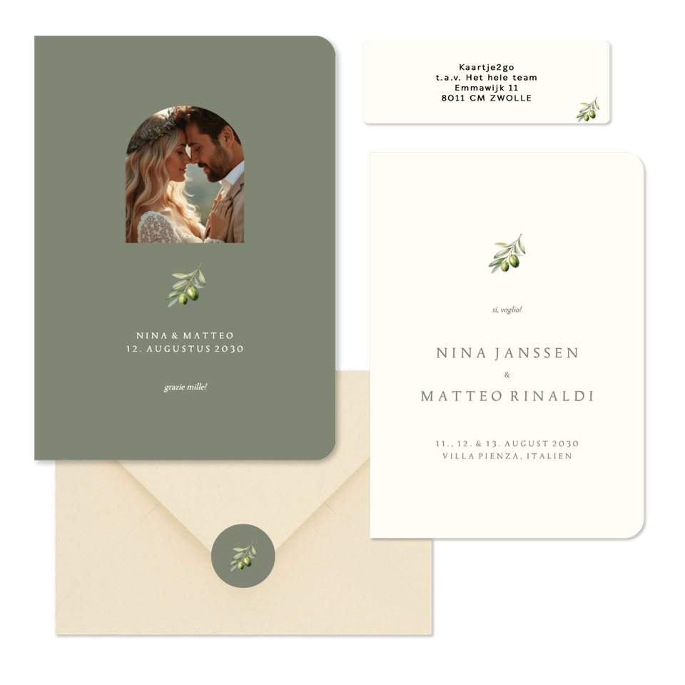 Hochzeit - Olivenzweig schlicht & einfach