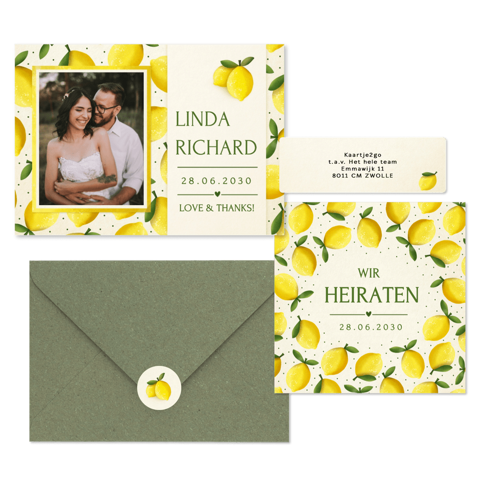 Hochzeit - Zitronen zur Sommerhochzeit