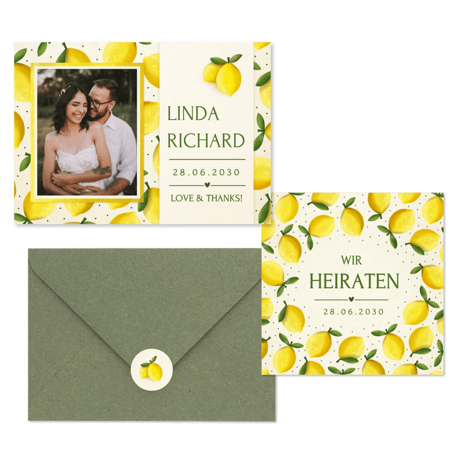 Hochzeit - Zitronen zur Sommerhochzeit