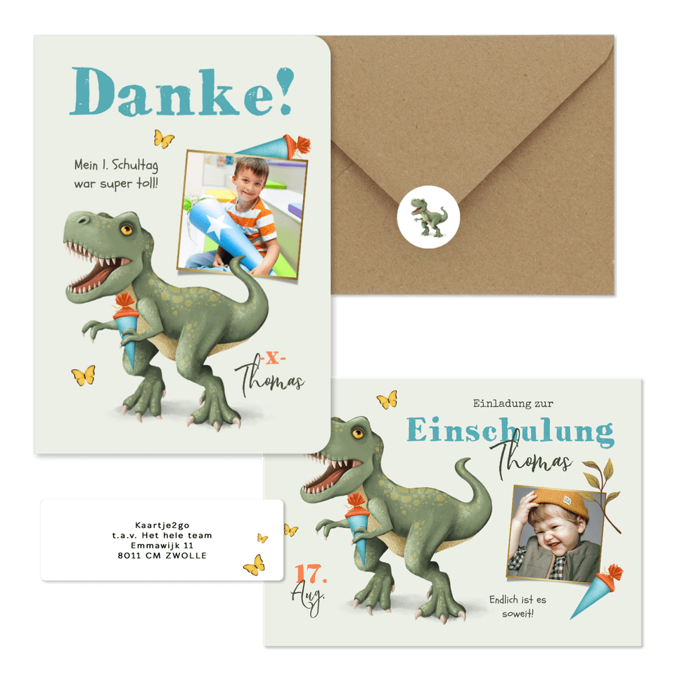 Einschulung - T-Rex Dino