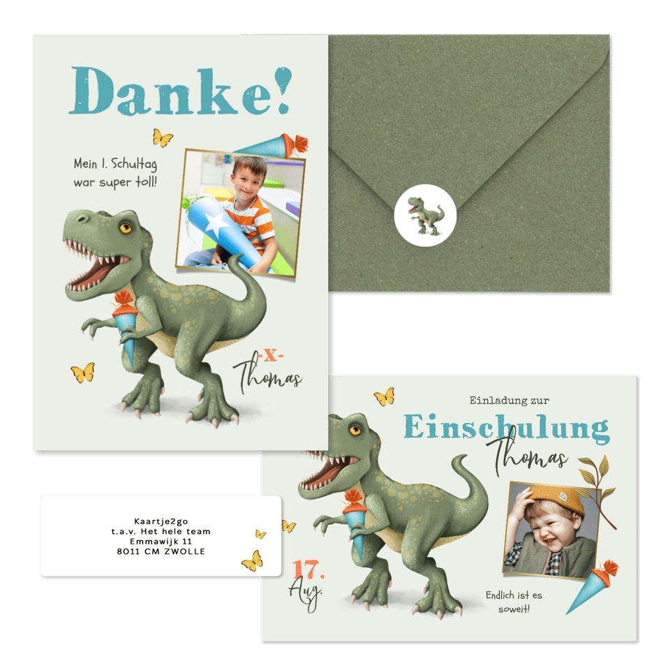 Einschulung - T-Rex Dino