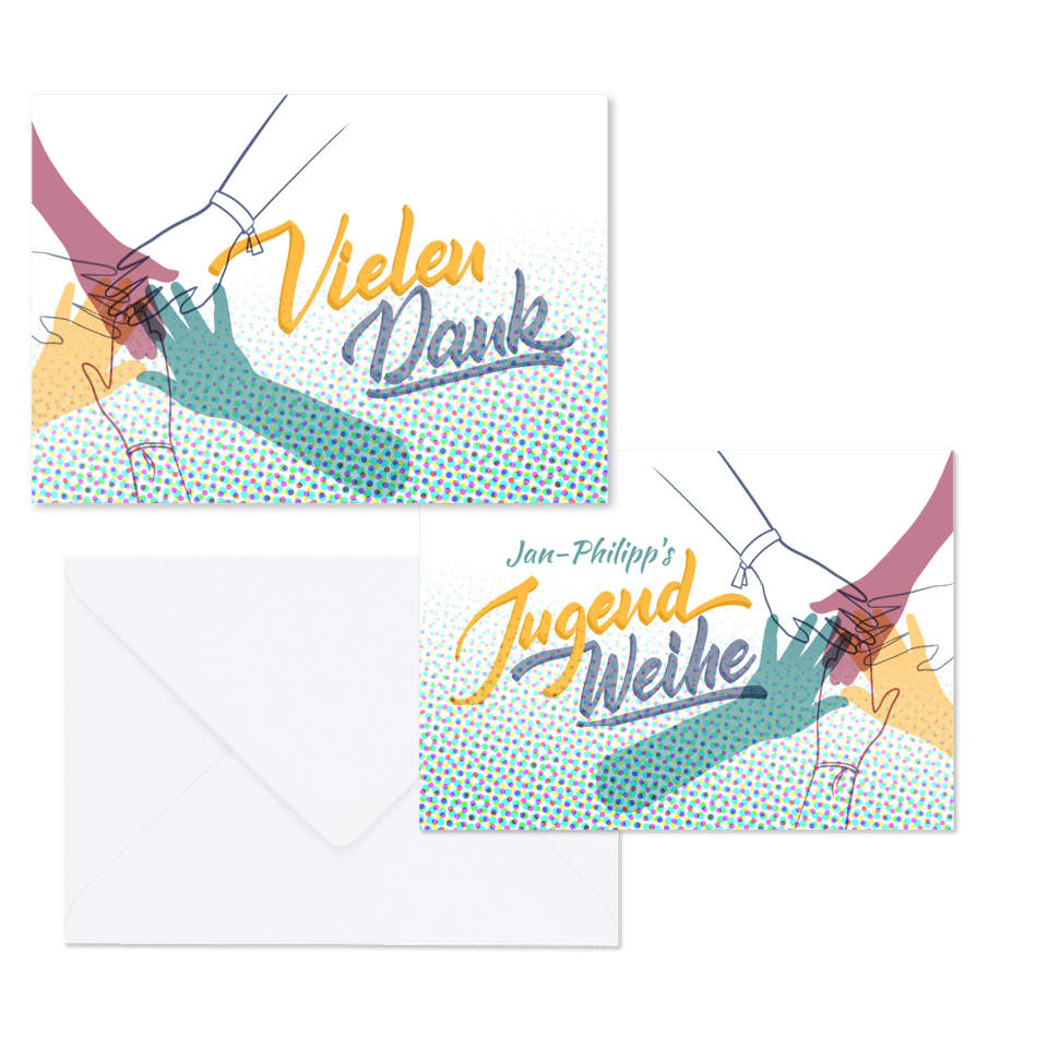 Jugendweihe - Hände & Lettering