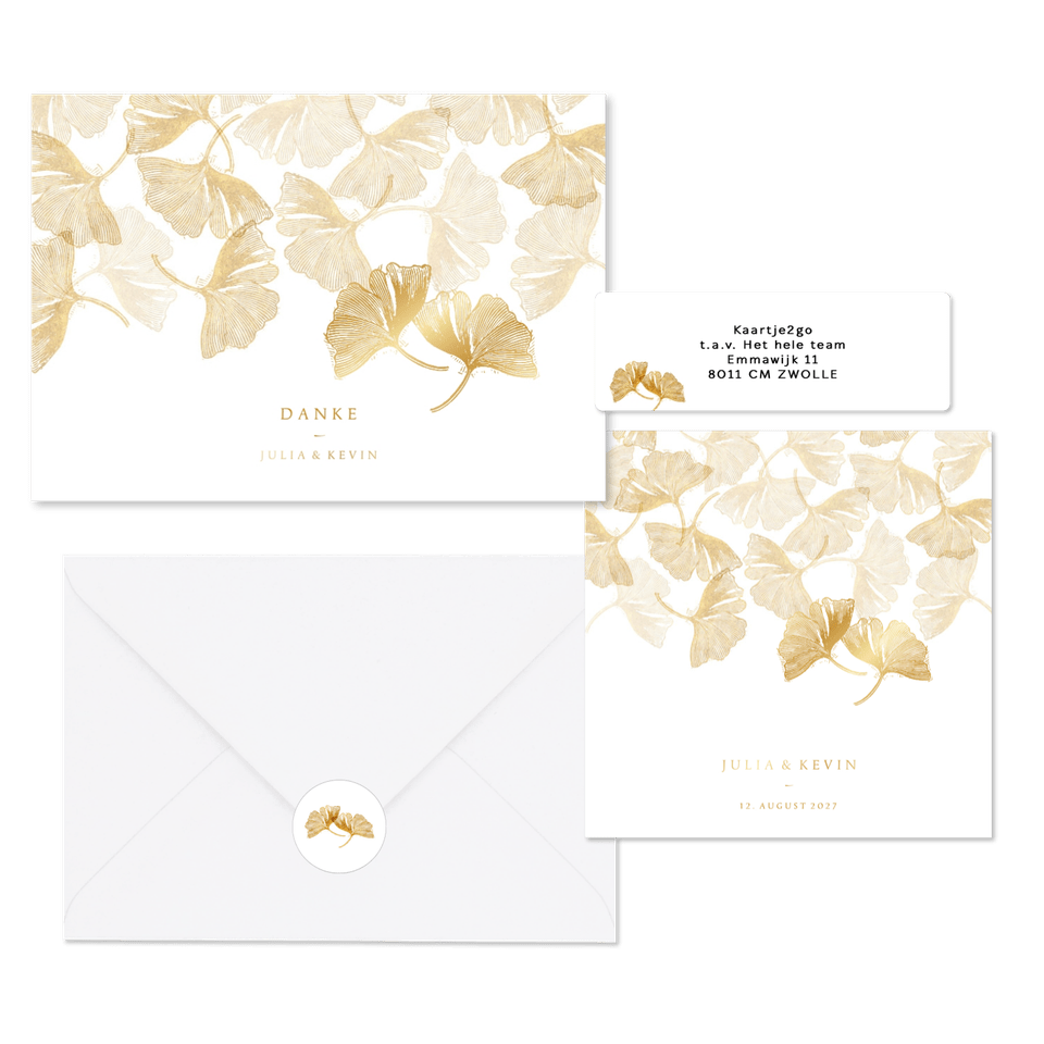 Hochzeit - Gingko Stempel