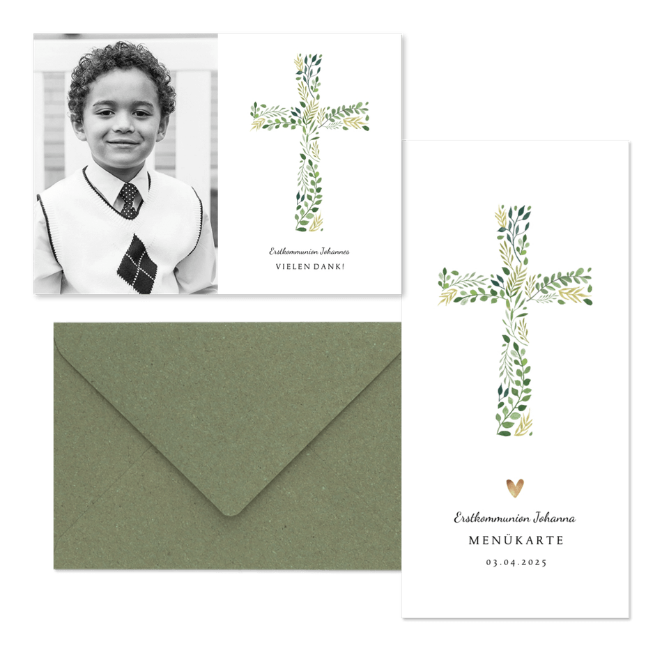 Kommunion - Kreuz botanisch