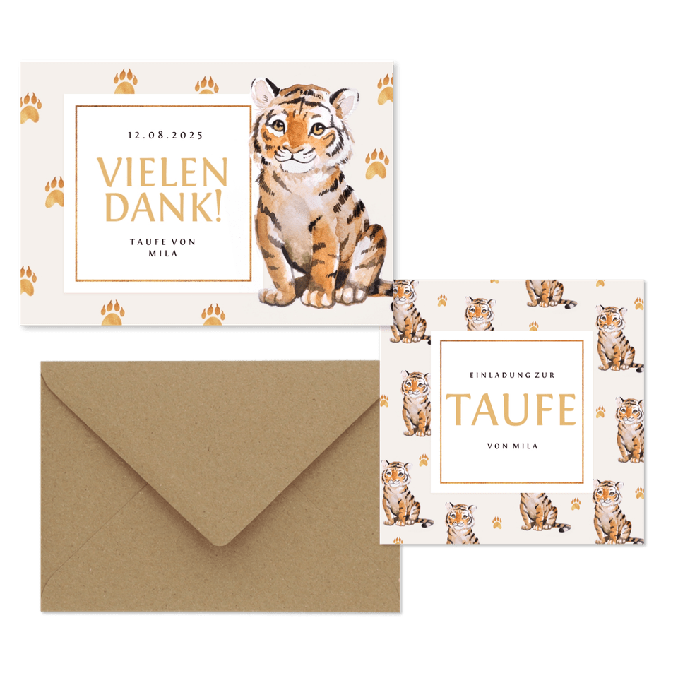 Taufe - Kleiner Tiger