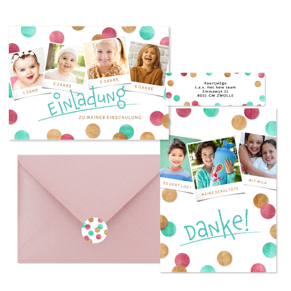 Einschulung - Konfetti M