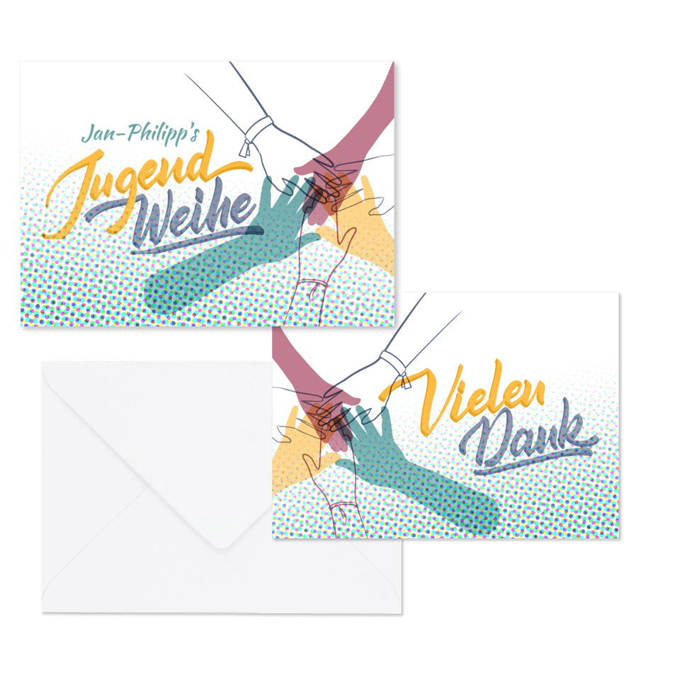 Jugendweihe - Hände & Lettering