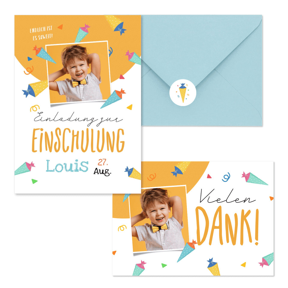 Einschulung - Kleine Schultüten