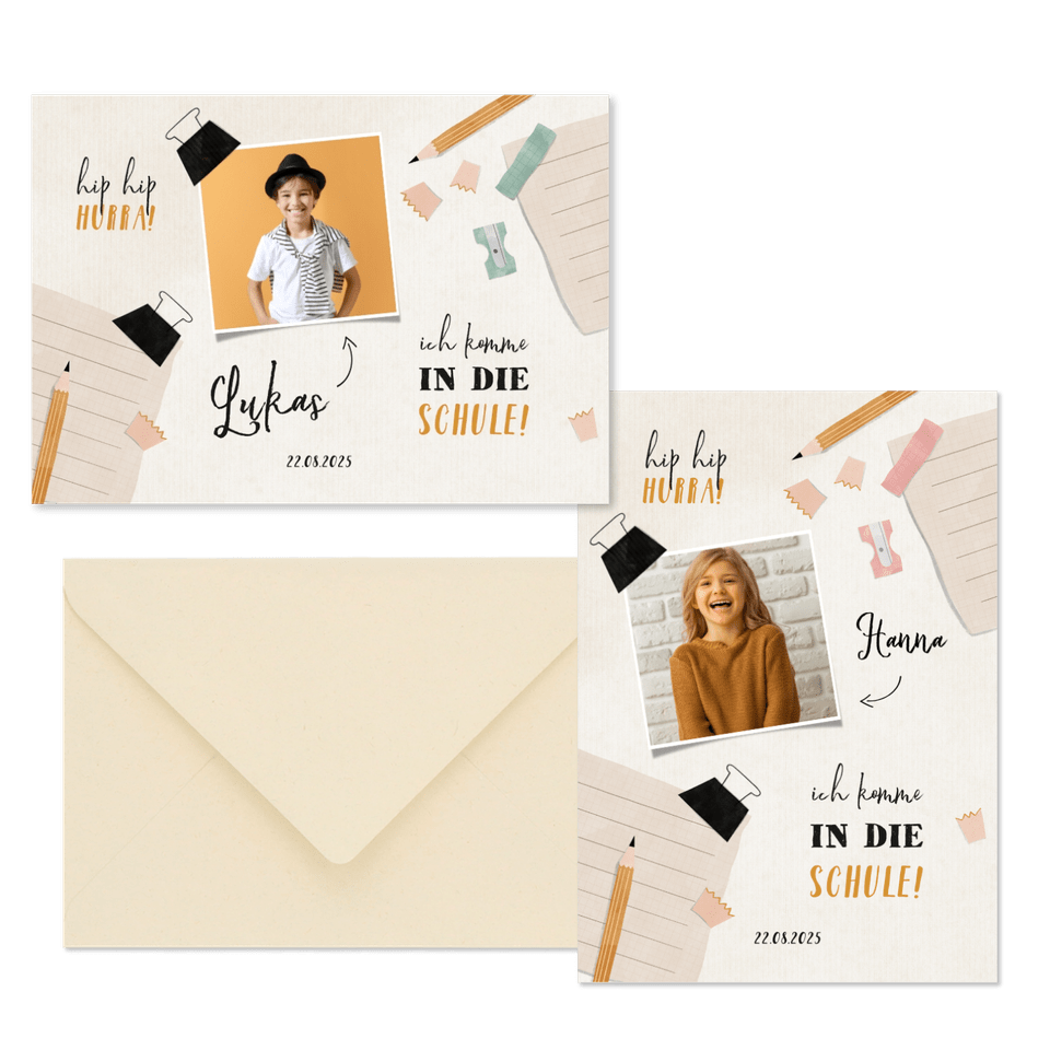 Einschulung - Bleistift & Papier