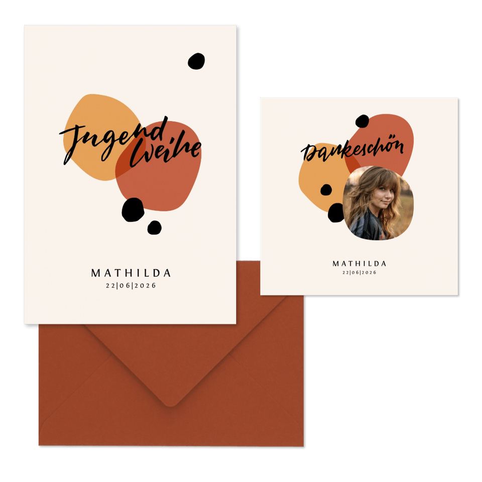 Jugendweihe - Lettering und Dots