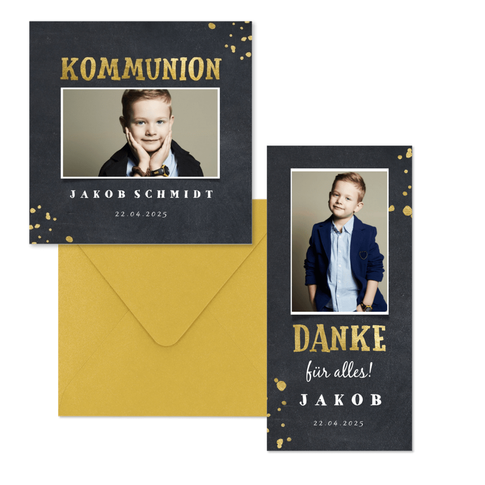 Kommunion - Kreidetafel