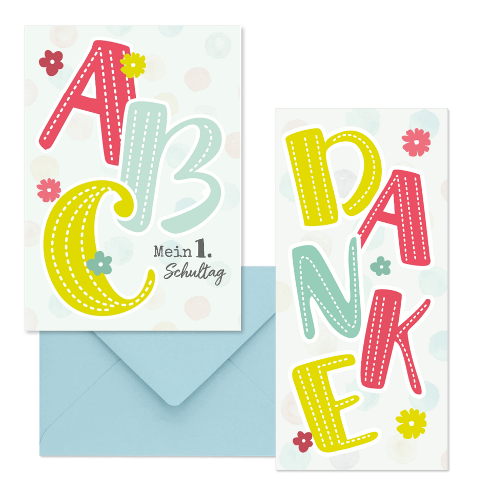Einschulung - Großes buntes ABC