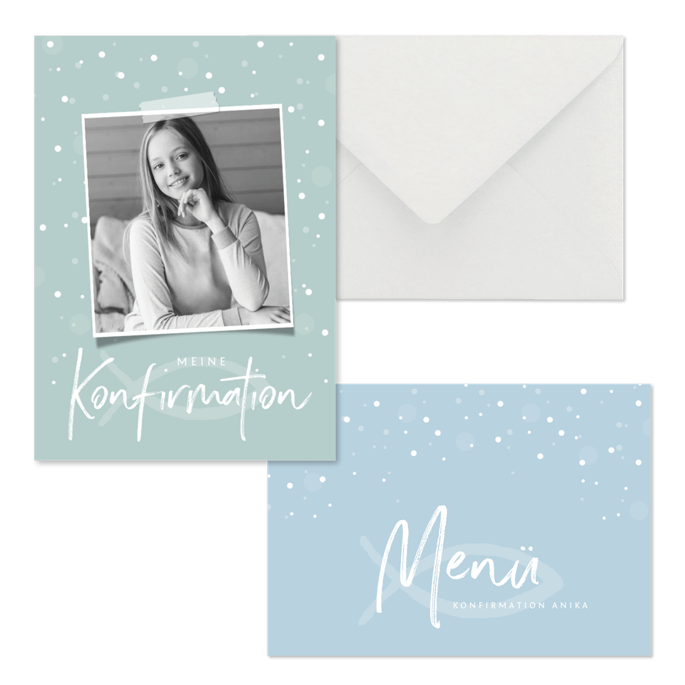 Konfirmation - Weiße Konfetti