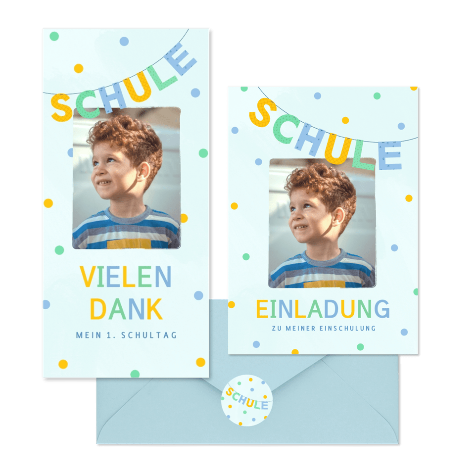 Einschulung - Girlande Schule J