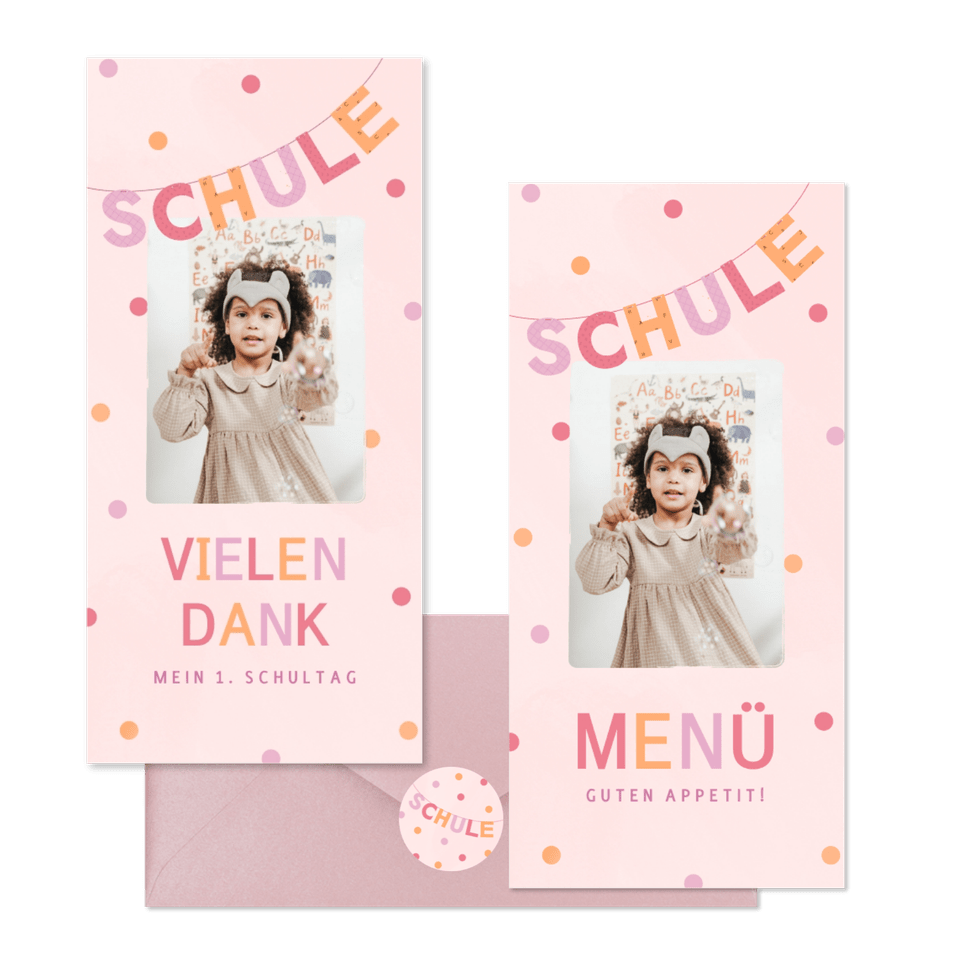 Einschulung - Girlande Schule M