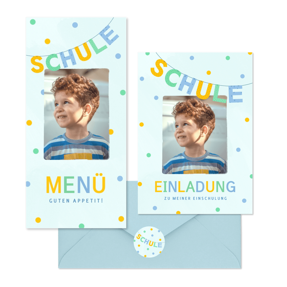 Einschulung - Girlande Schule J
