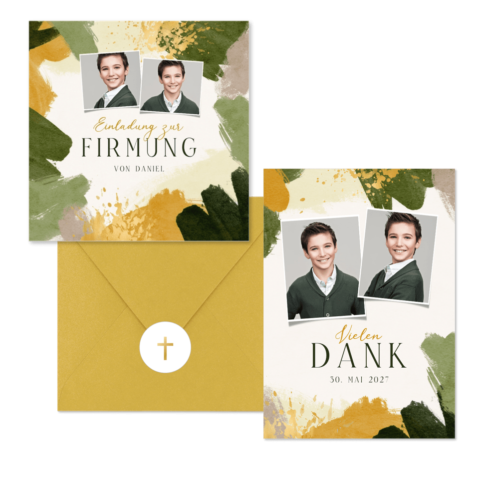 Firmung - Farbkleckse