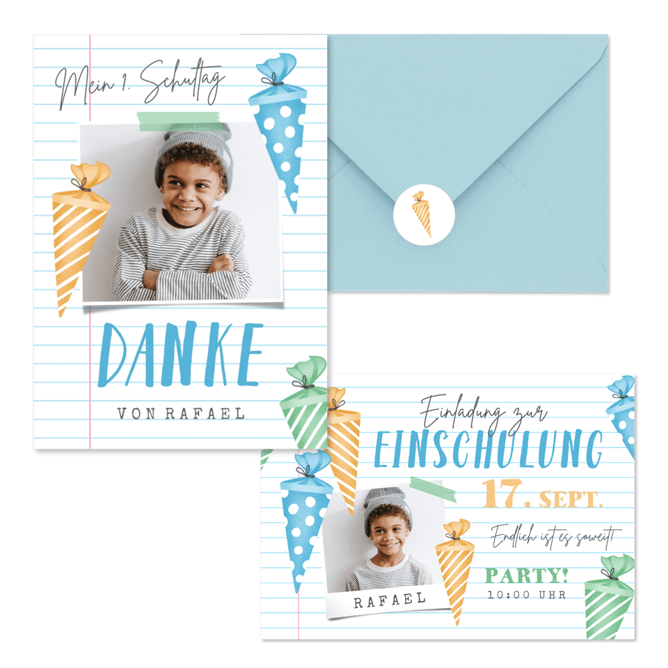 Einschulung - Schultüten J