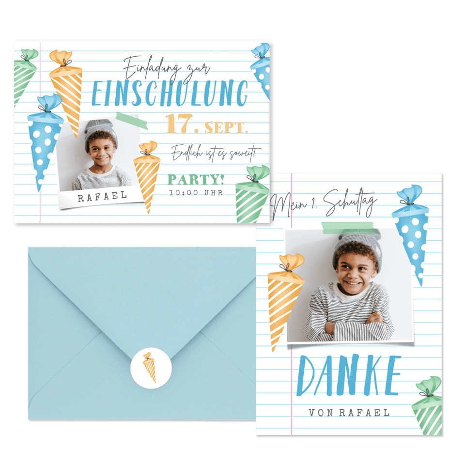 Einschulung - Schultüten J