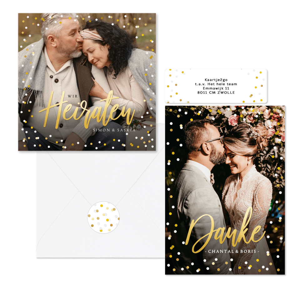 Hochzeit - Goldtexte