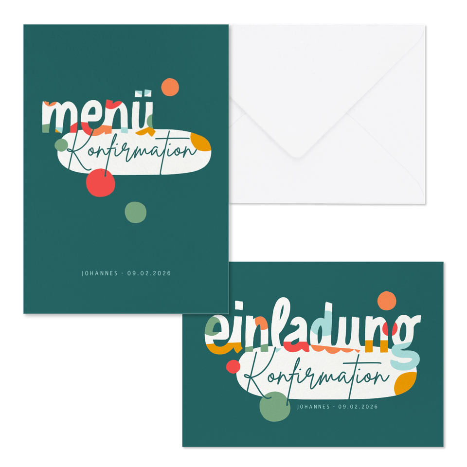 Konfirmation - Modernes Lettering