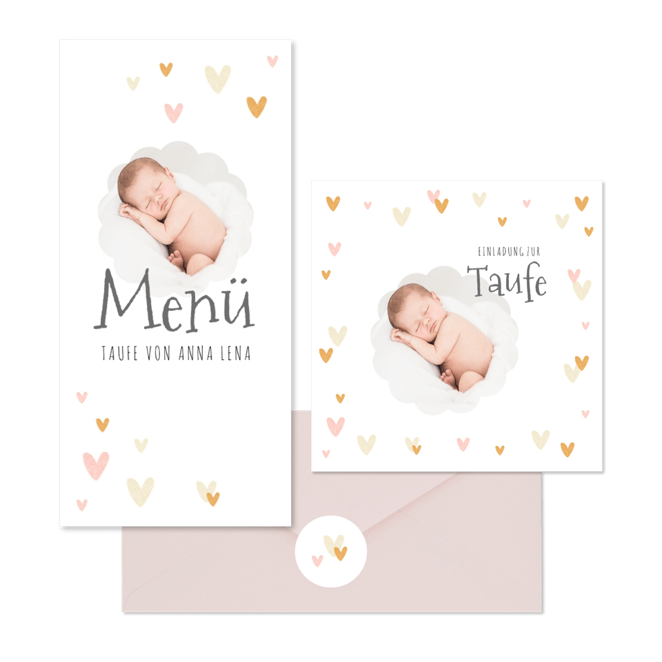 Taufe - Kleine Herzen