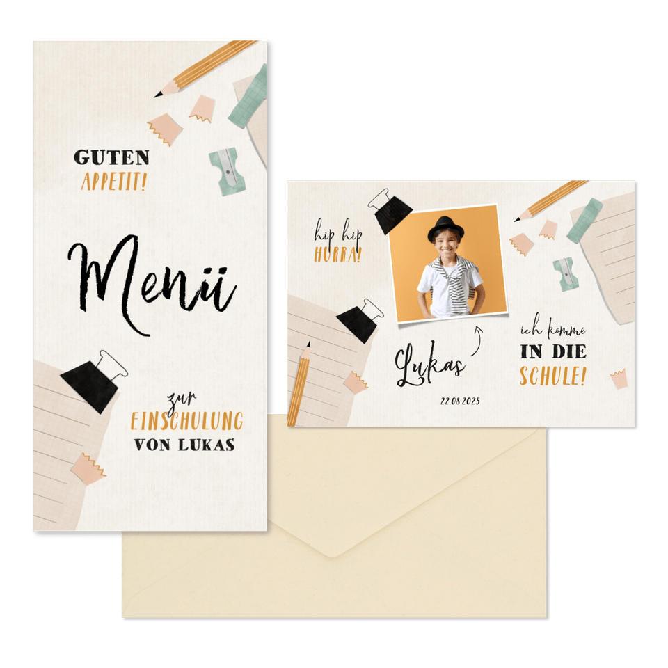 Einschulung - Bleistift & Papier