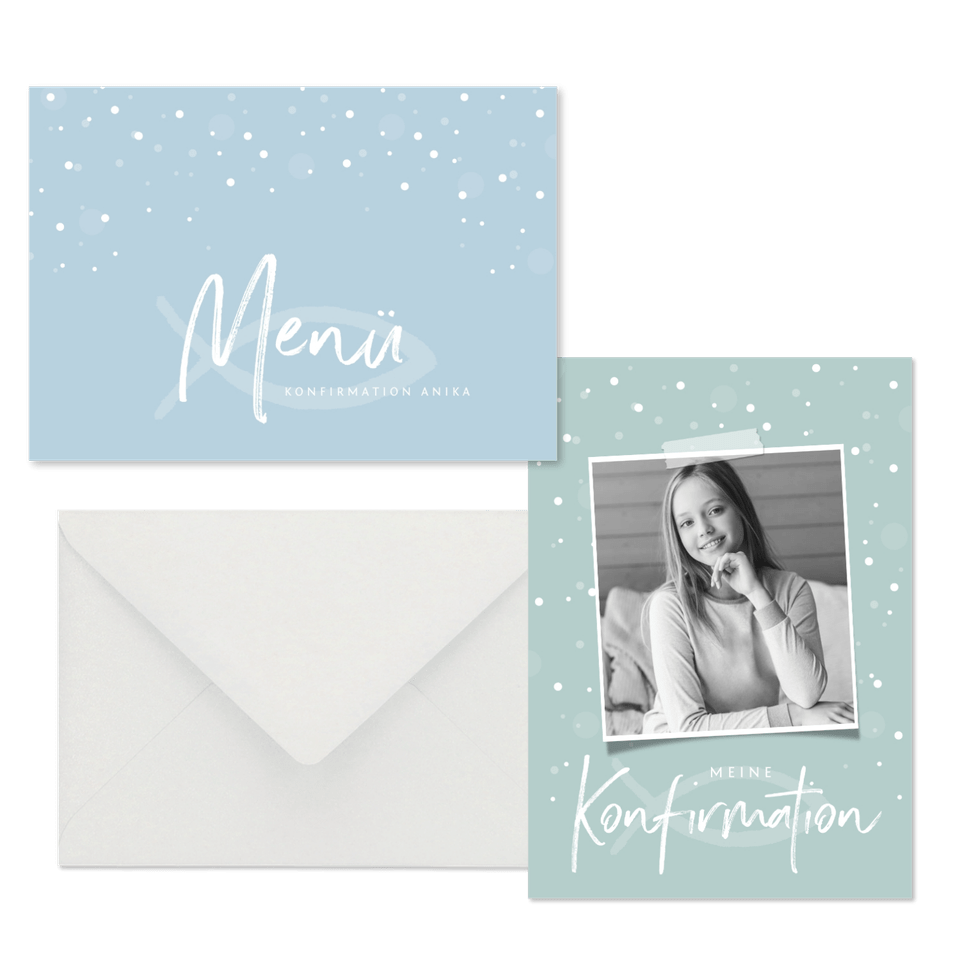 Konfirmation - Weiße Konfetti