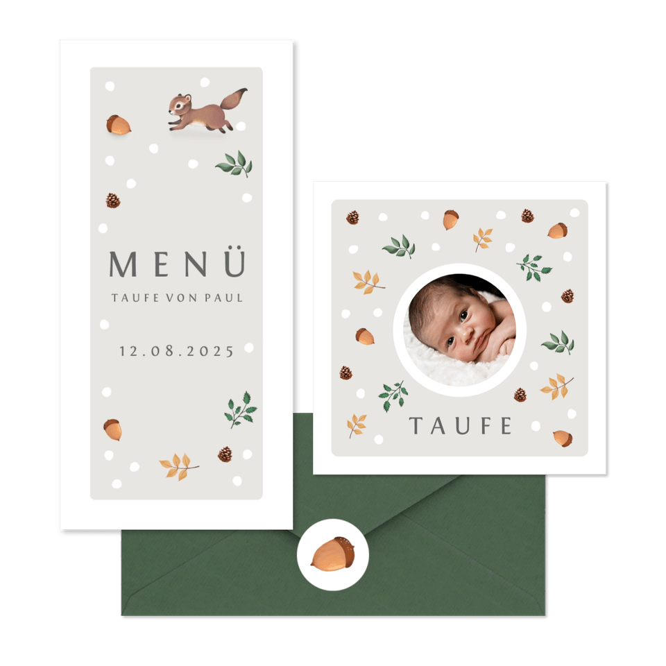 Taufe - Herbstlook