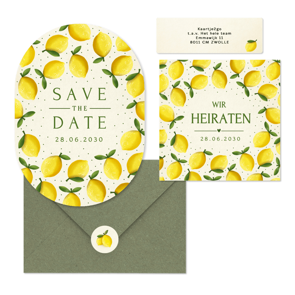 Hochzeit - Zitronen zur Sommerhochzeit