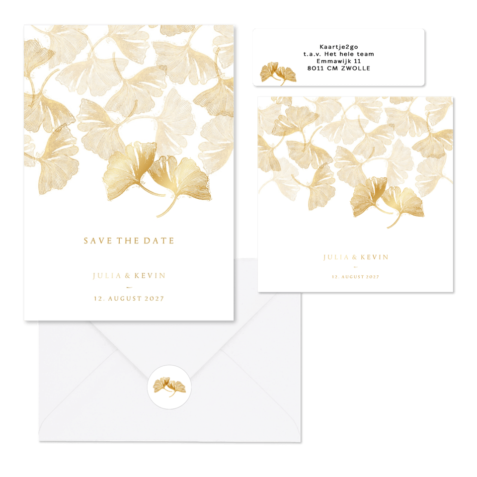 Hochzeit - Gingko Stempel