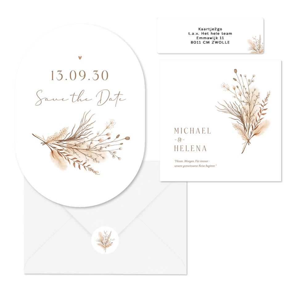 Hochzeit - Bohemien Trockenzweige Strauß