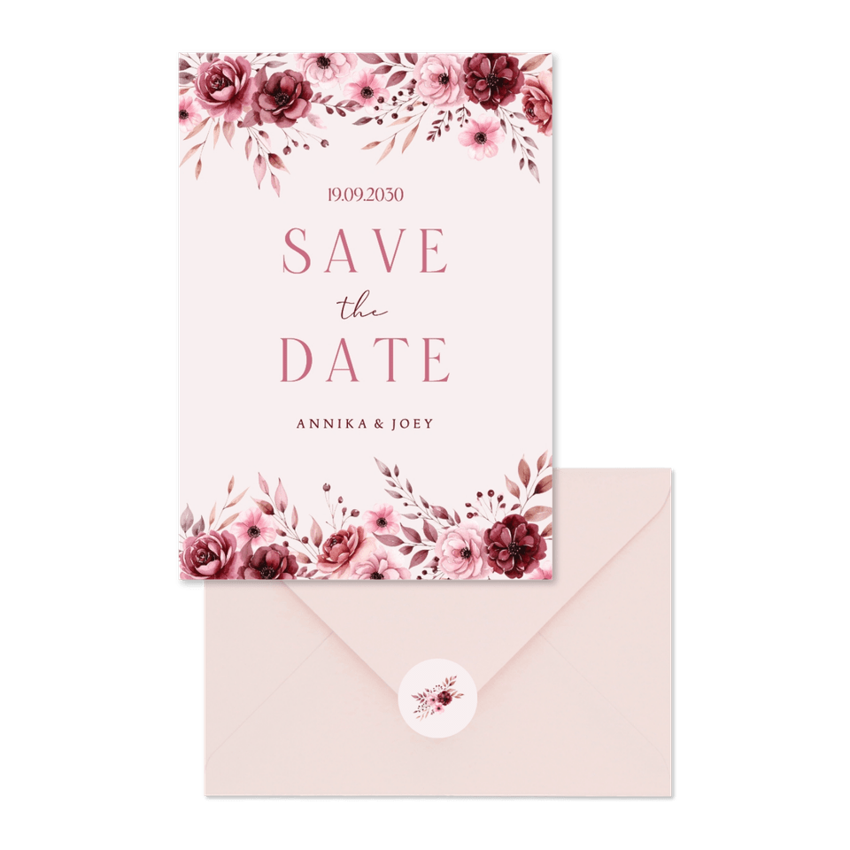 Hochzeit - Rosengesteck auf Rosa romantsich