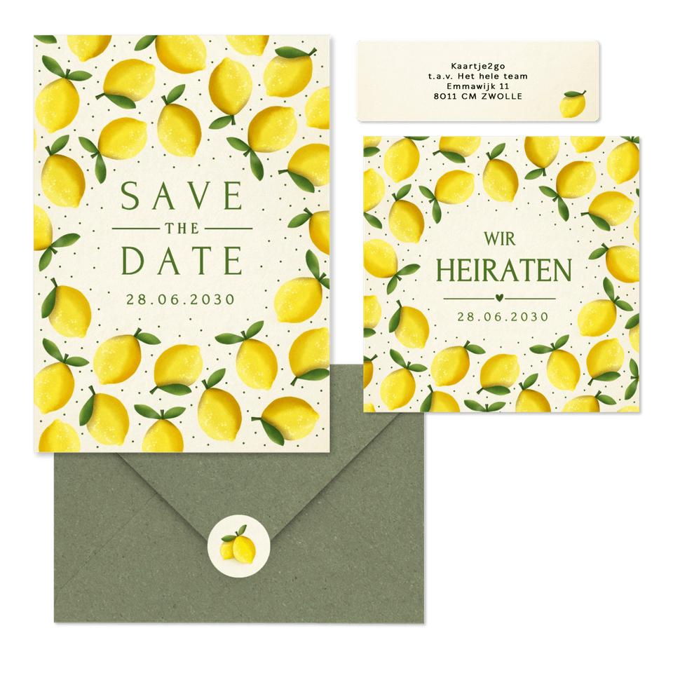 Hochzeit - Zitronen zur Sommerhochzeit