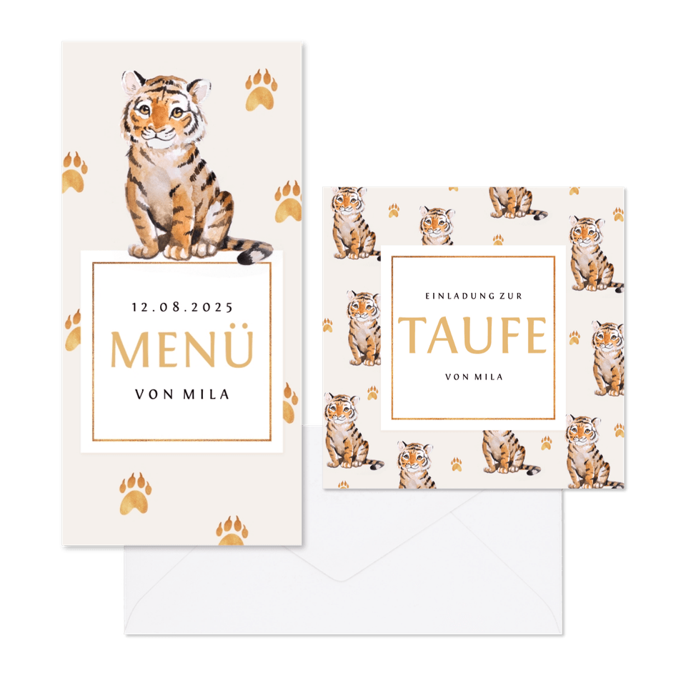 Taufe - Kleiner Tiger