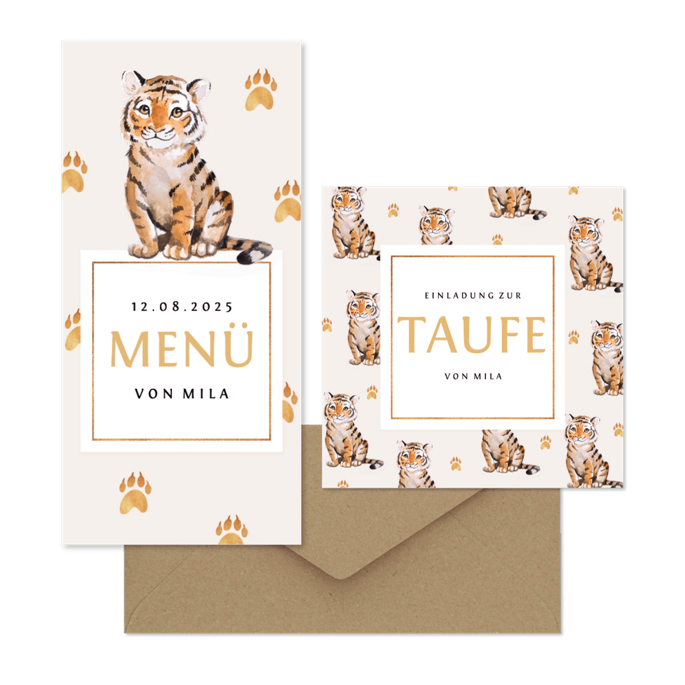 Taufe - Kleiner Tiger